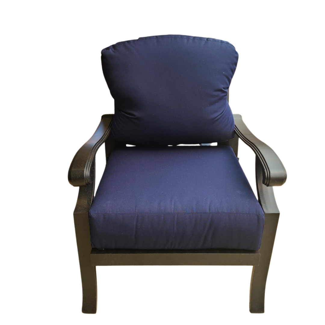 Canvas Navy 2 PC Deep Seating Set